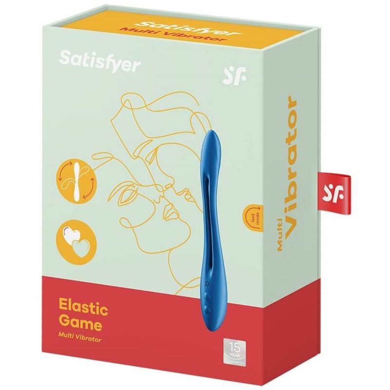 SATISFYER - ELASTIC GAME MULTI VIBRATOR BLUE - Bild 4