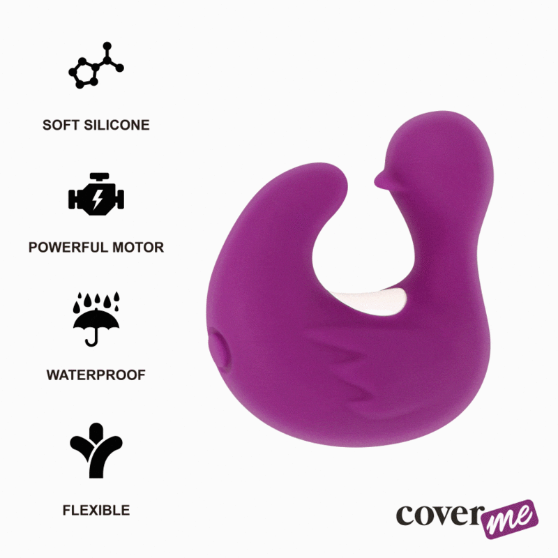 COVERME – DUCKYMANIA RECHARGEABLE SILICONE STIMULATING DUCK THIMBLE