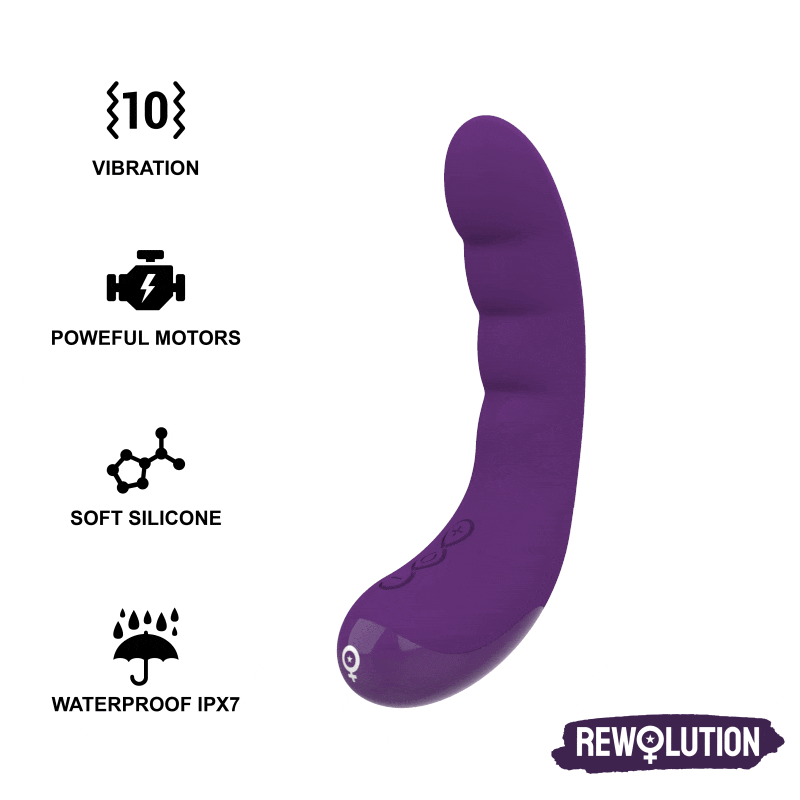 REWOLUTION – REWOCURVY RECHARGEABLE FLEXIBLE VIBRATOR