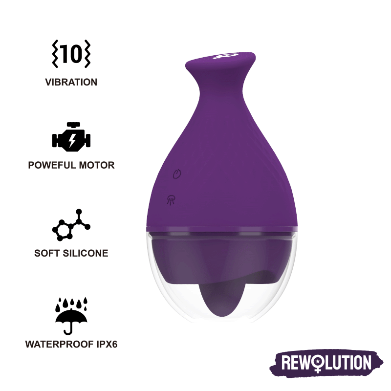 REWOLUTION – REWOLINGO VIBRATOR WITH TONGUE