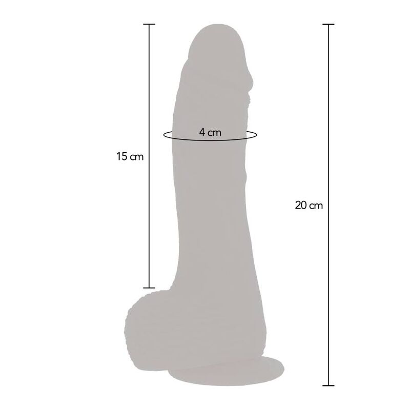 GET REAL - UPDOWN ROTATING VIBR DILDO SKIN - Bild 5