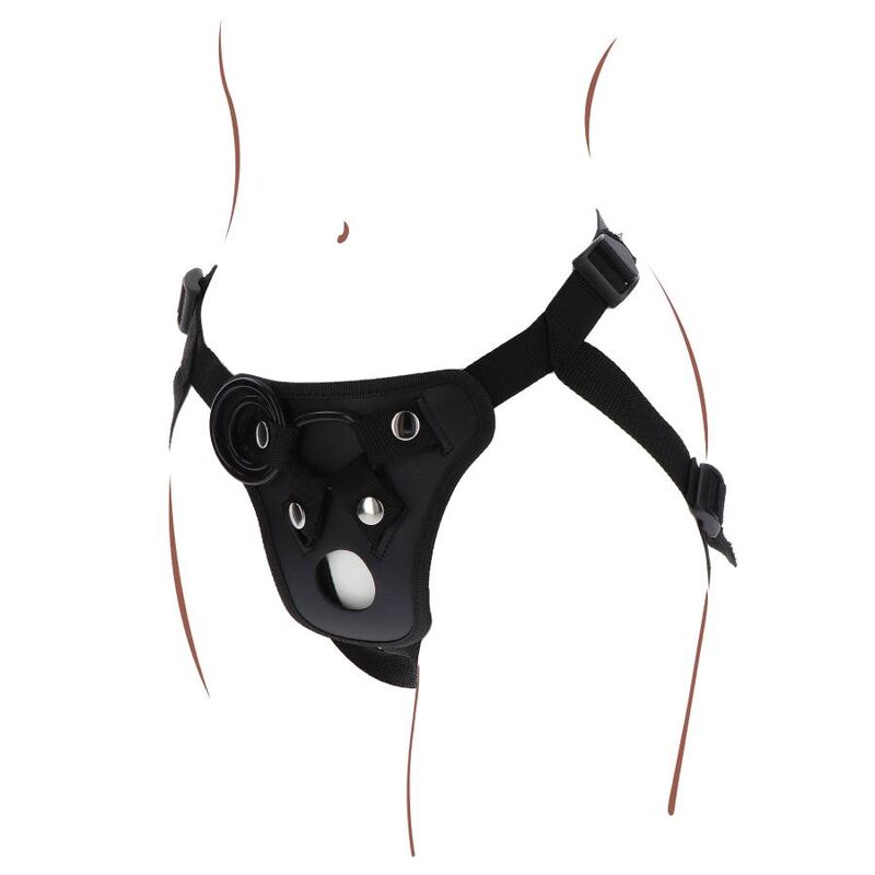 GET REAL - STRAP-ON PLEASURE HARNESS BLACK - Bild 5