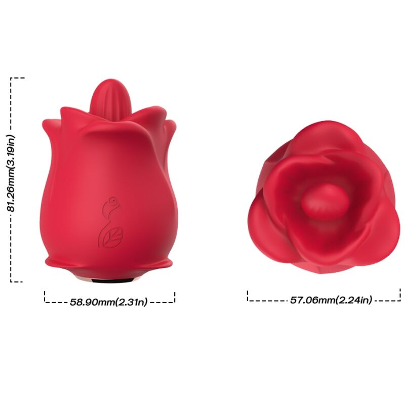 ARMONY - ROSE 10 MODES LICKING CLIT VIBRATOR RED - Bild 3