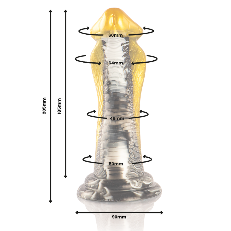 EPIC - DRAKON DILDO YELLOW COBRA - Bild 3