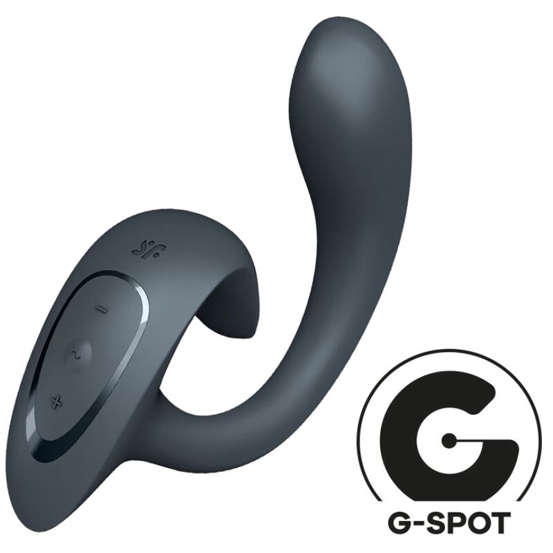 SATISFYER – G FOR GODDESS 1 RABBIT VIBRATOR DARK GRAY