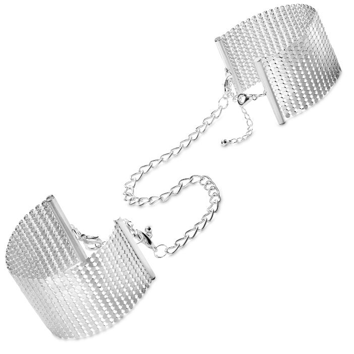 BIJOUX – DÉSIR MÉTALLIQUE SILVER METALLIC HANDCUFFS