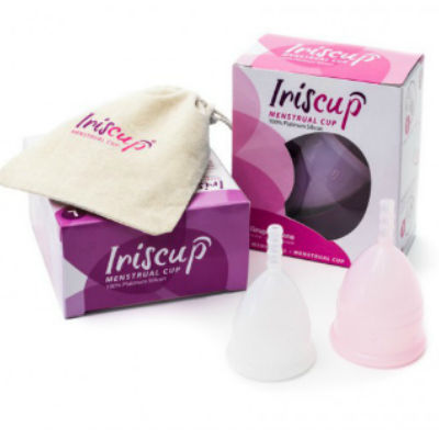 IRISCUP - SMALL PINK MONTH CUP A + FREE STERILIZER BAG - Bild 3
