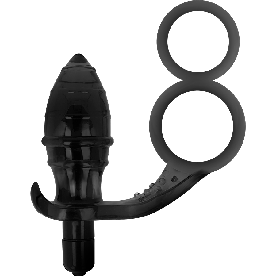 ADDICTED TOYS - ANAL PLUG WITH DOUBLE BLACK RING - Bild 2