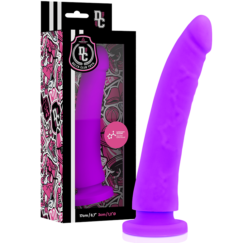 DELTA CLUB - TOYS LILAC DILDO MEDICAL SILICONE 17 CM -O- 3 CM - Bild 3