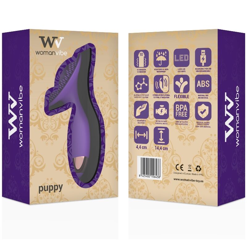 WOMANVIBE - PUPPY STIMULATOR RECHARGEABLE SILICONE - Bild 5