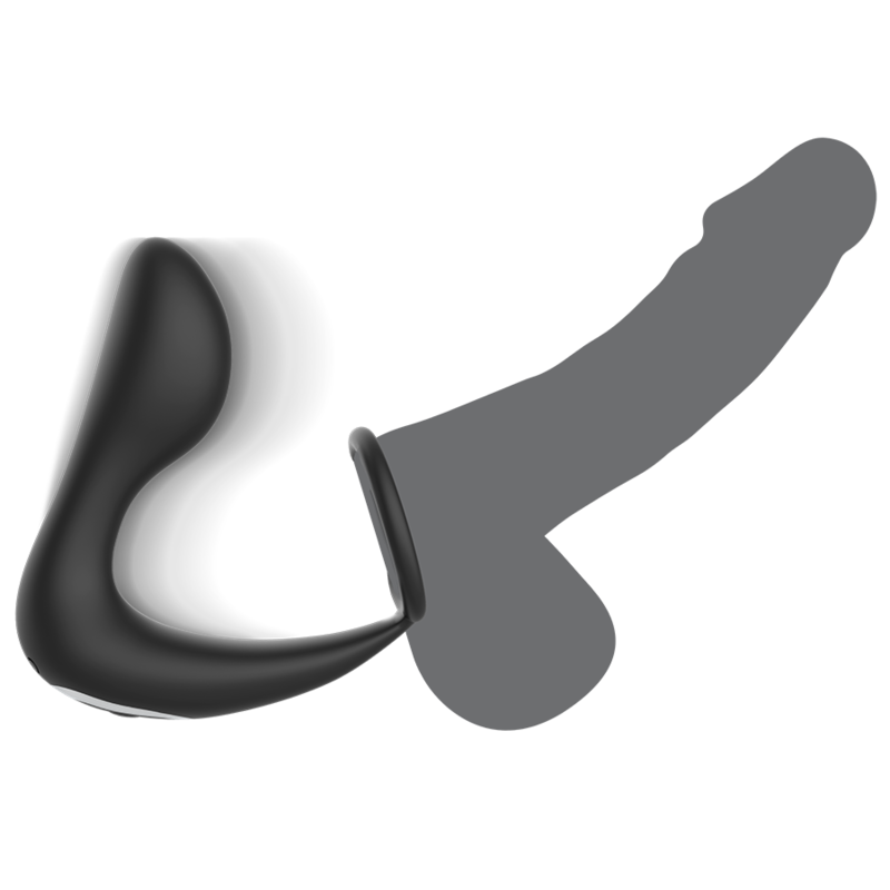 BLACKSILVER - REMOTE CONTROL ANAL MASSAGER RECHARGEABLE SILICONE BLACK - Bild 4