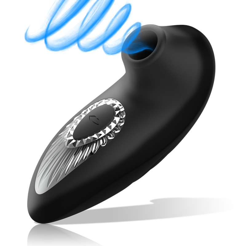 BLACKSILVER - DRAKE DELUXE SUCKING VIBE RECHARGEABLE SILICONE BLACK - Bild 3