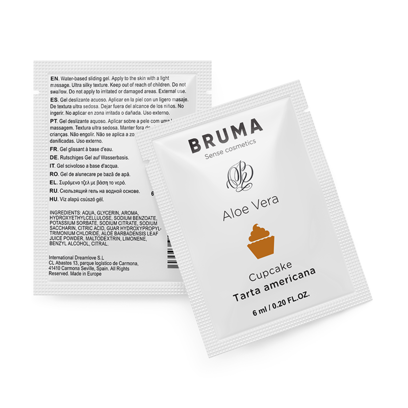 BRUMA - ALOE VERA SLIDING GEL CUPCAKE FLAVOR 6 ML - Bild 2