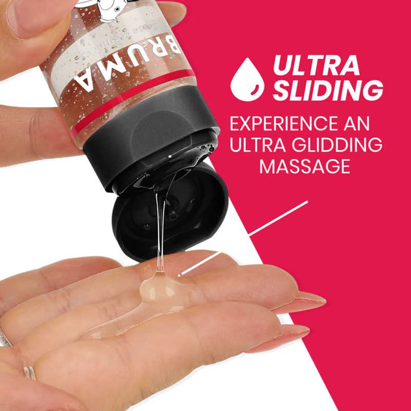 BRUMA - PREMIUM MASSAGE HOT OIL STRAWBERRY 3 IN 1 - 100 ML - Bild 2