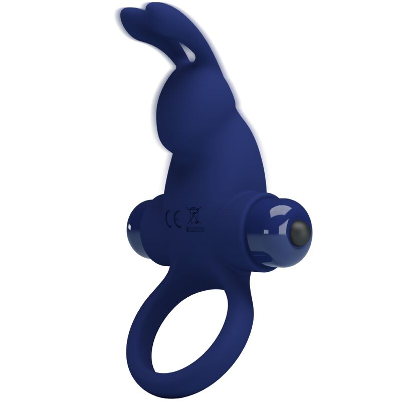 PRETTY LOVE - JIRO RABBIT RING WITH VIBRATION BLUE - Bild 5