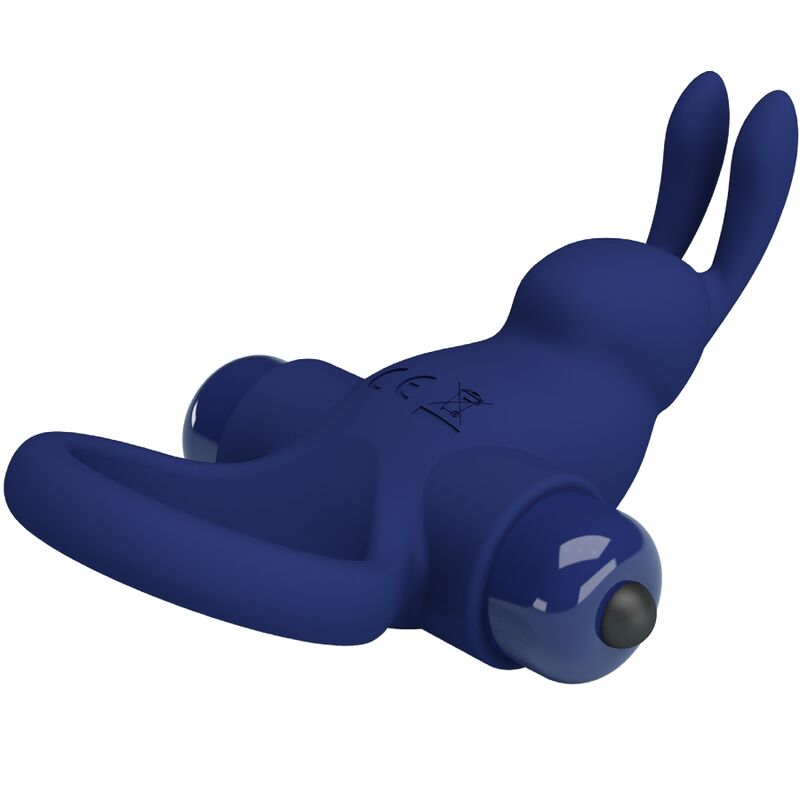 PRETTY LOVE - JIRO RABBIT RING WITH VIBRATION BLUE - Bild 4