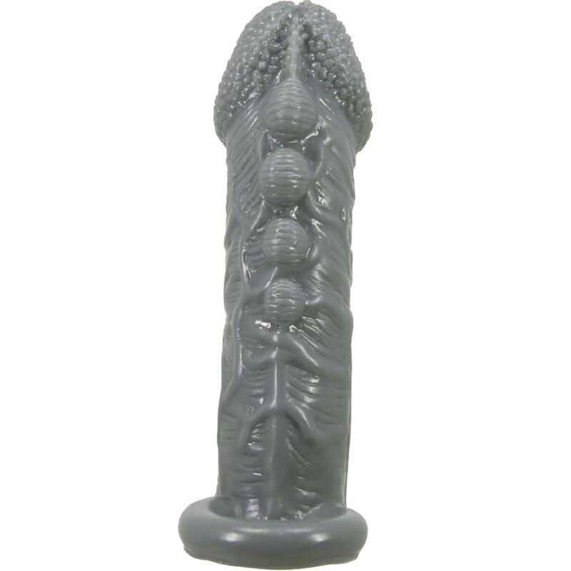 PRETTY LOVE - REALISTIC PENIS ENLARGER AND DELAY SLEEVE GREY - Bild 4