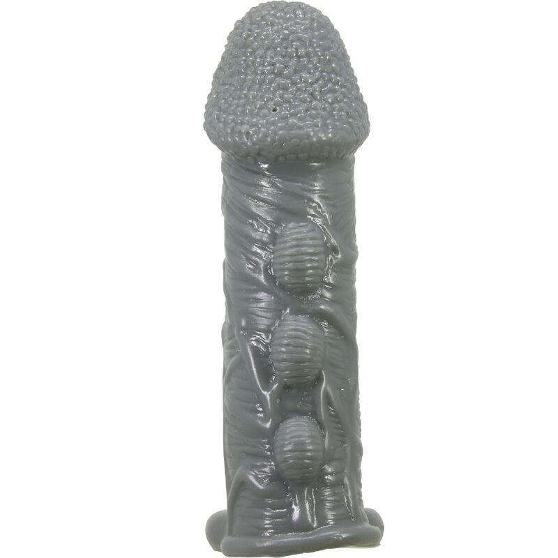 PRETTY LOVE - REALISTIC PENIS ENLARGER AND DELAY SLEEVE GREY - Bild 3