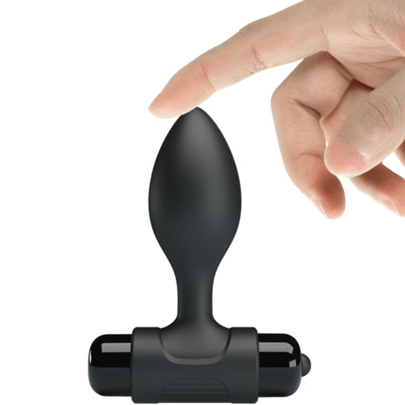 PRETTY LOVE - VIBRA BUTT 10 VIBRATIONS ANAL PLUG BLACK - Bild 4