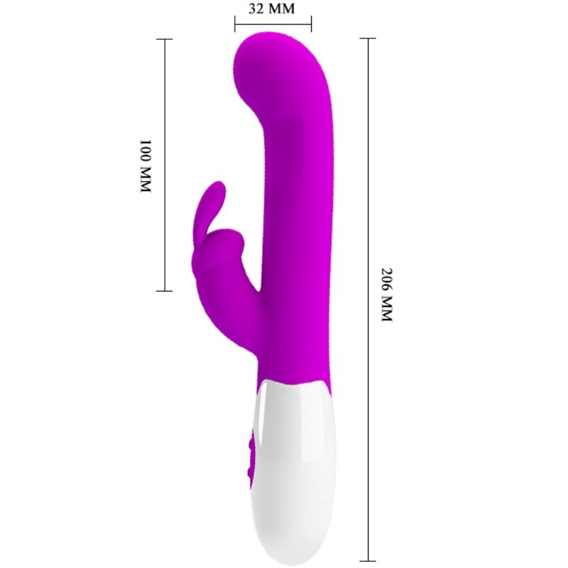 PRETTY LOVE - CENTAUR VIBRATOR RABBIT 30 VIBRATION MODES PURPLE - Bild 3