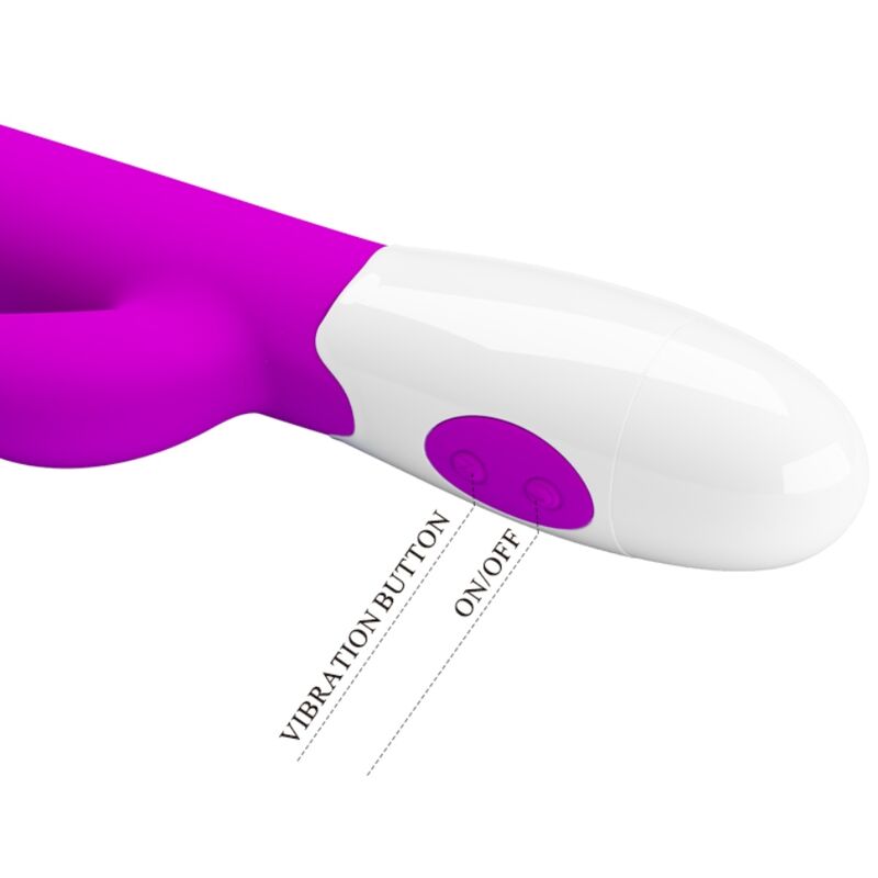 PRETTY LOVE - CENTAUR VIBRATOR RABBIT 30 VIBRATION MODES PURPLE - Bild 4