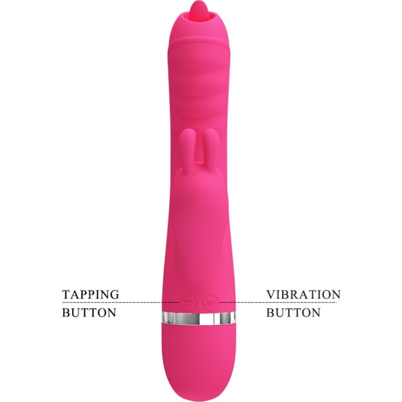 PRETTY LOVE - PHOENIX MULTIFUNCTION RABBIT VIBRATOR PINK - Bild 4
