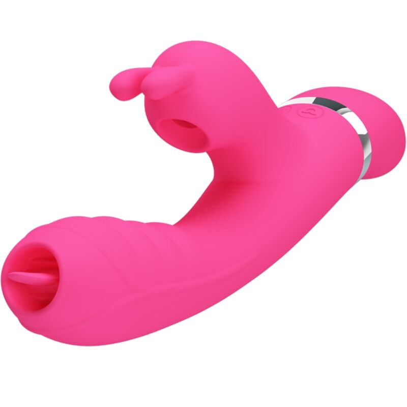 PRETTY LOVE - PHOENIX MULTIFUNCTION RABBIT VIBRATOR PINK - Bild 2