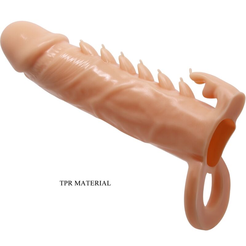 PRETTY LOVE - EMMIT PENIS SLEEVE + CLITORIS STIMULATOR FLESH - Bild 2