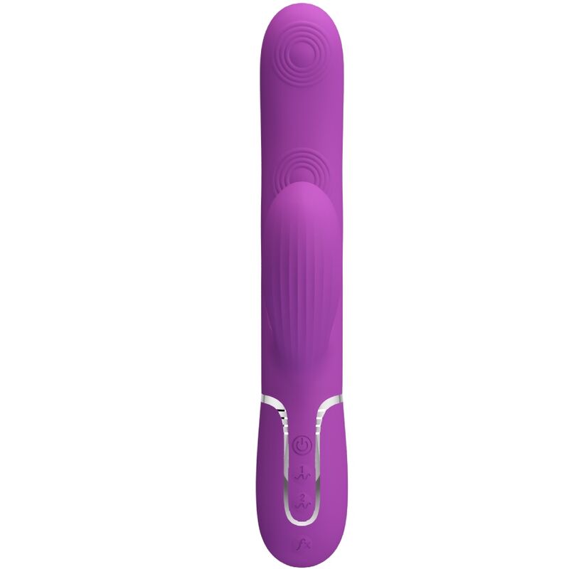 PRETTY LOVE - PERLITA 3 IN 1 MULTIFUNCTION RABBIT VIBRATOR PURPLE - Bild 2