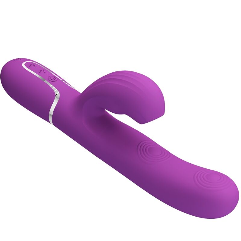 PRETTY LOVE - PERLITA 3 IN 1 MULTIFUNCTION RABBIT VIBRATOR PURPLE - Bild 4