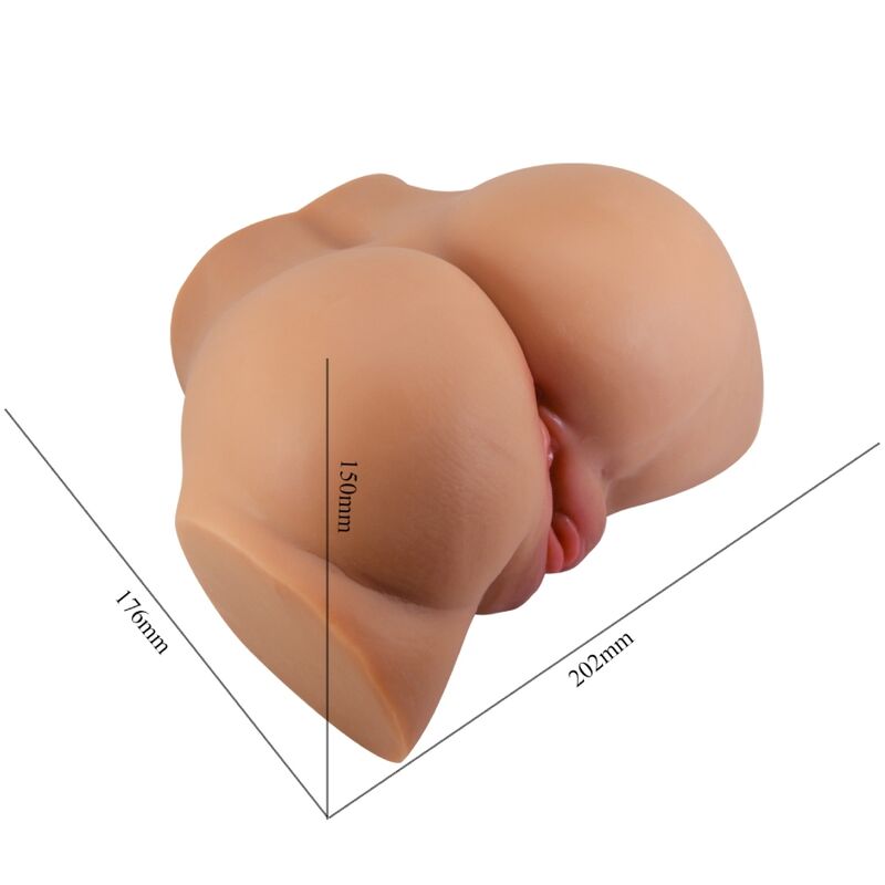 CRAZY BULL - EMILIA ASS VIBRATOR WITH REALISTIC VAGINA AND ANUS FLESH REMOTE CONTROL - Bild 5