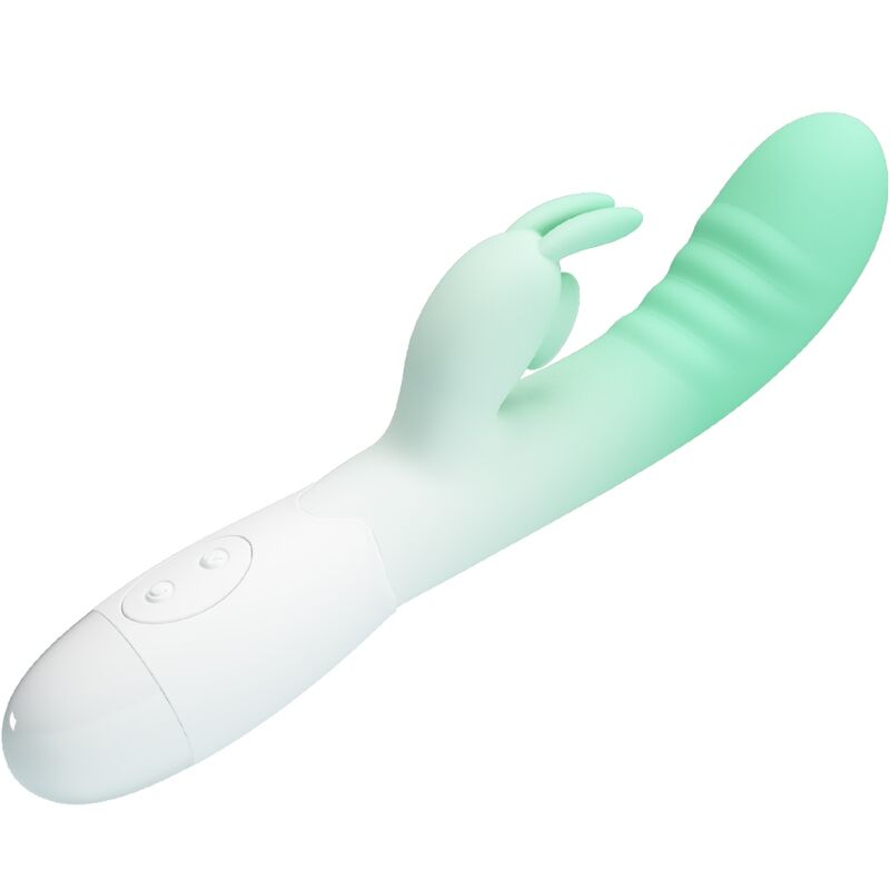 PRETTY LOVE - CERBERUS RABBIT VIBRATOR 3O VIBRATIONS GREEN - Bild 4