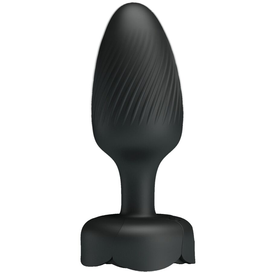 PRETTY LOVE - OLMAN ANAL PLUG WITH LED LIGHT BLACK 8.8 CM - Bild 4