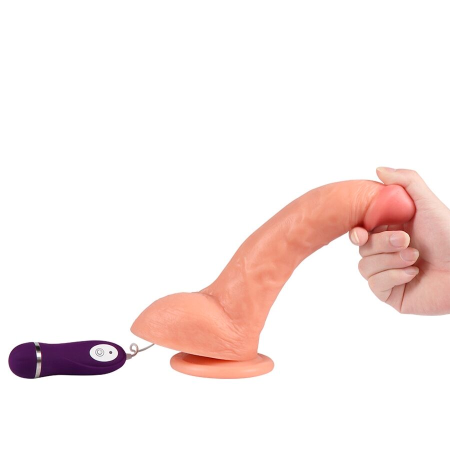 SHEQU - BEAST VIBRATING DILDO WITH REMOTE CONTROL 24.5 CM - Bild 5