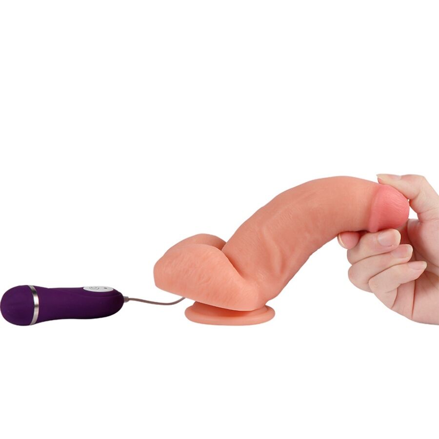 SHEQU - RED EAGLE VIBRATOR DILDO WITH REMOTE CONTROL 17 CM - Bild 5