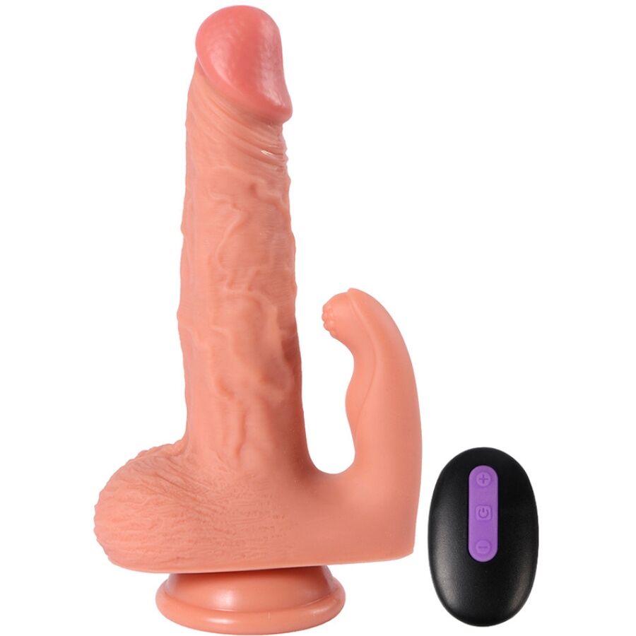 SHEQU - HAYDEN DILDO AND CLITORIS STIMULATOR WITH VIBRATION AND REMOTE CONTROL 16 CM - Bild 4
