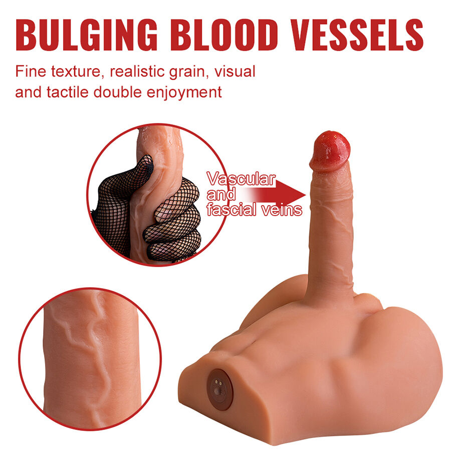 XISE - PEEL DILDO ASS REALISTIC DILDO MASTURBATOR FRONT POSITION WITH THRUSTING 17.5 CM - Bild 2