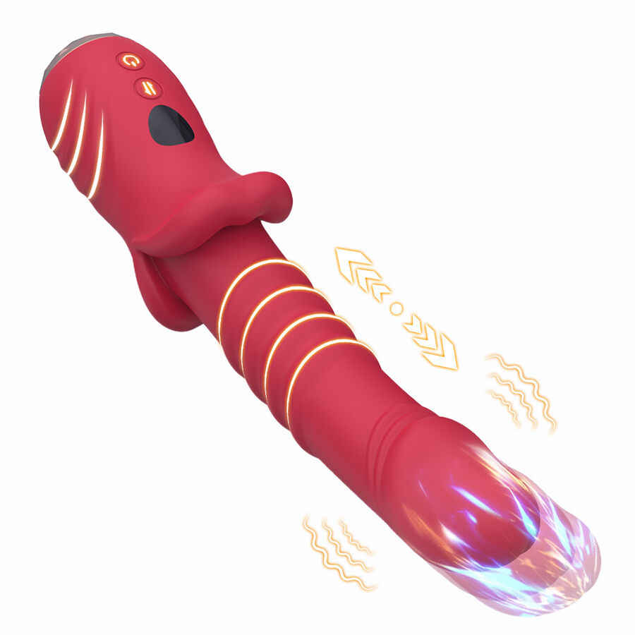 ARMONY - POINT A STIMULATING VIBRATOR DILDO RED - Bild 2