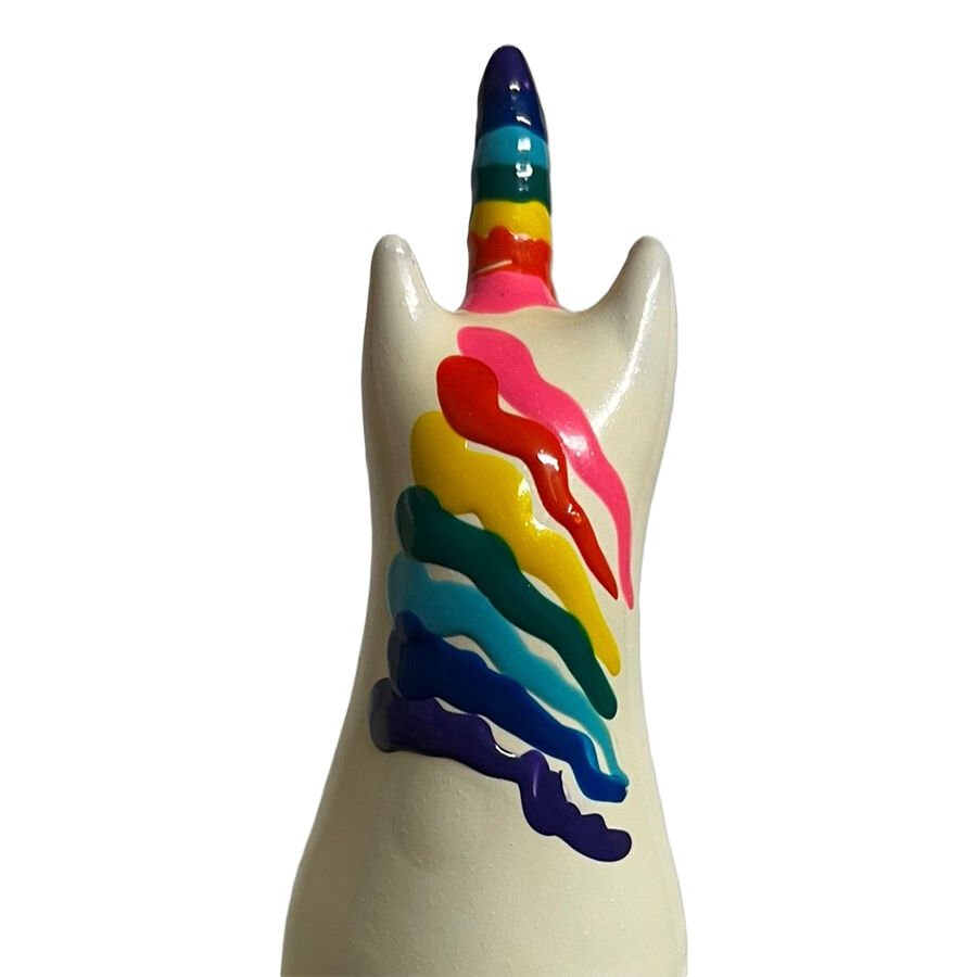 CONDOMERIE - HANDPAINTED NOVELTY CONDOMS UNICORN RAINBOW - Bild 2