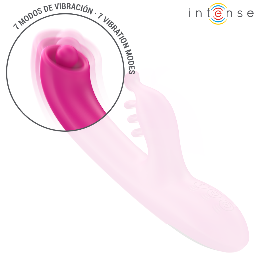INTENSE - CHRISTINA MULTIFUNCTION RABBIT VIBRATOR 22.5 CM PINK - Bild 4