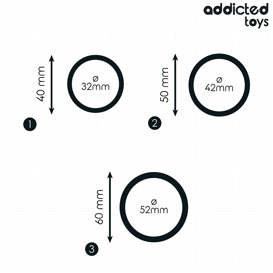 ADDICTED TOYS - SET OF SILICONE RINGS MODEL 2 - Bild 4