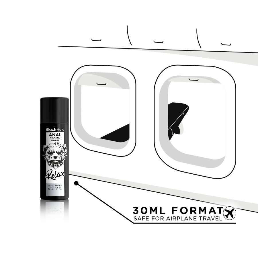 BLACK HOLE - ANAL RELAXING JOJOBA RELAX SILICONE BASE 30 ML - Bild 5