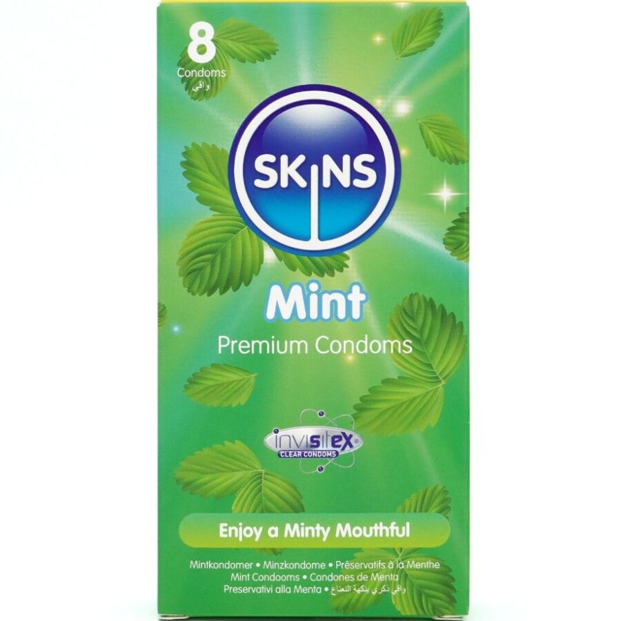 SKINS – MINT PREMIUM CONDOMS PACK 8