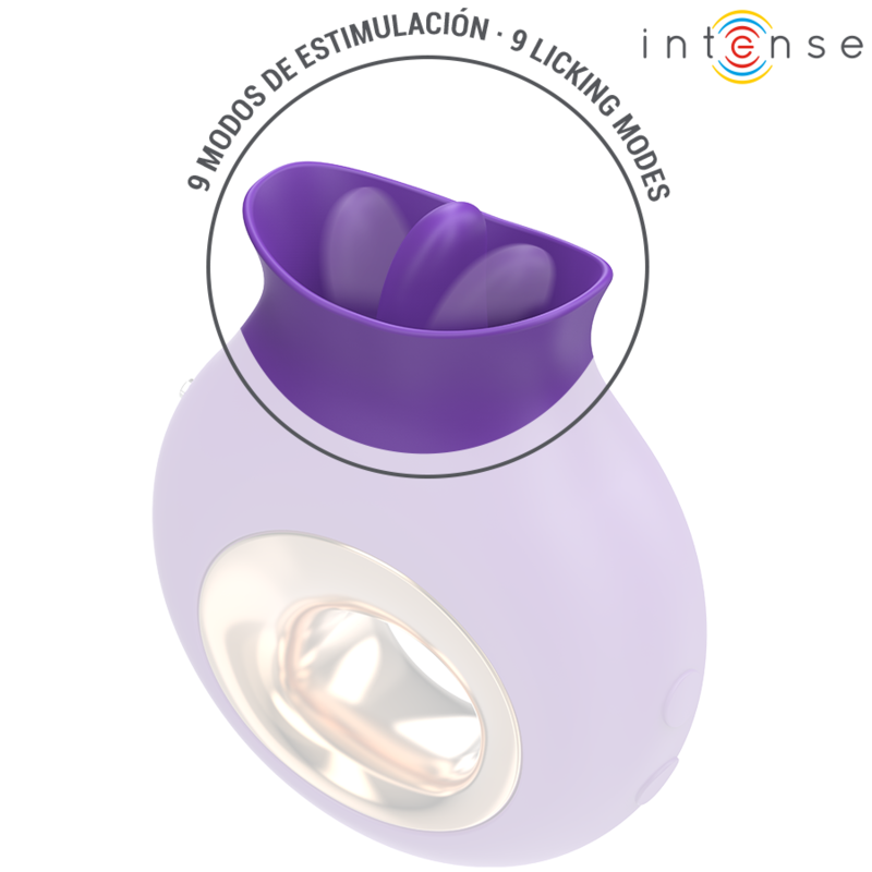 INTENSE - TULI CLITORIS STIMULATOR 9 VIBRATIONS 9 OSCILLATIONS PURPLE - Bild 5