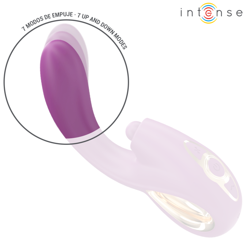INTENSE - LALI MULTIFUNCTION G-SPOT VIBRATOR TAPPING THRUST VIBRATION PURPLE - Bild 4