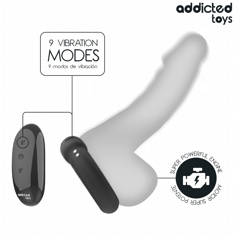 ADDICTED TOYS - HEATING EFFECT VIBRATING COCK RING REMOTE CONTROL - Bild 4