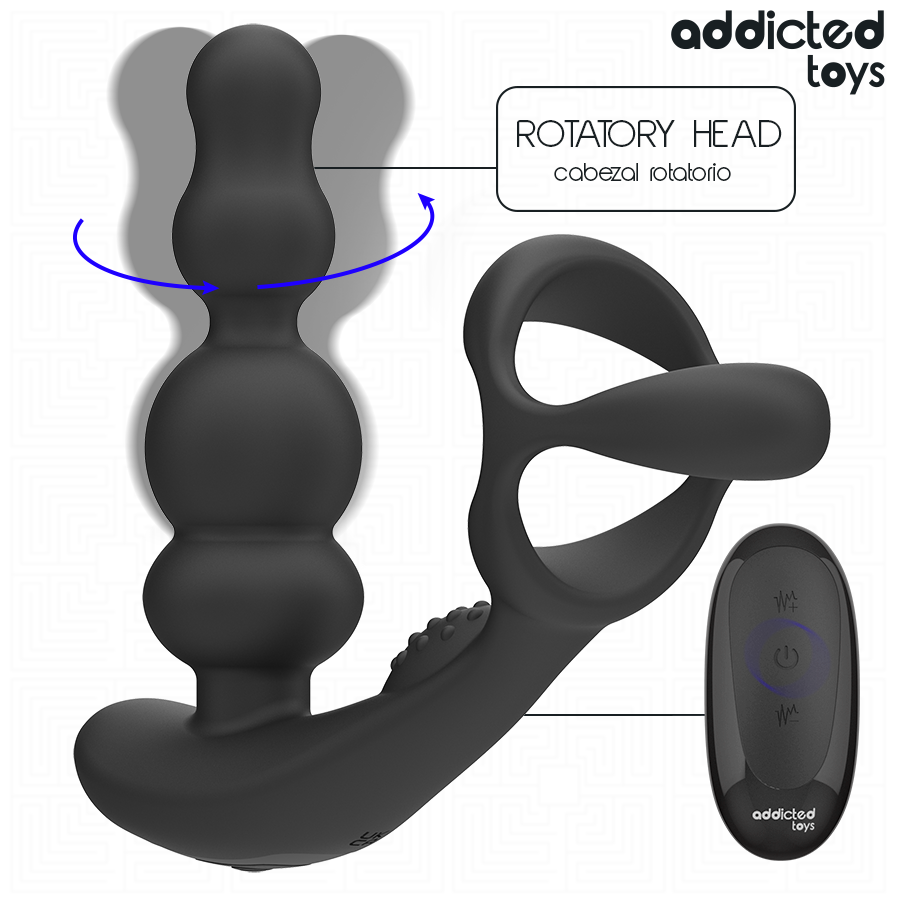 ADDICTED TOYS - ROTATING PROSTATE MASSAGER REMOTE CONTROL - Bild 3
