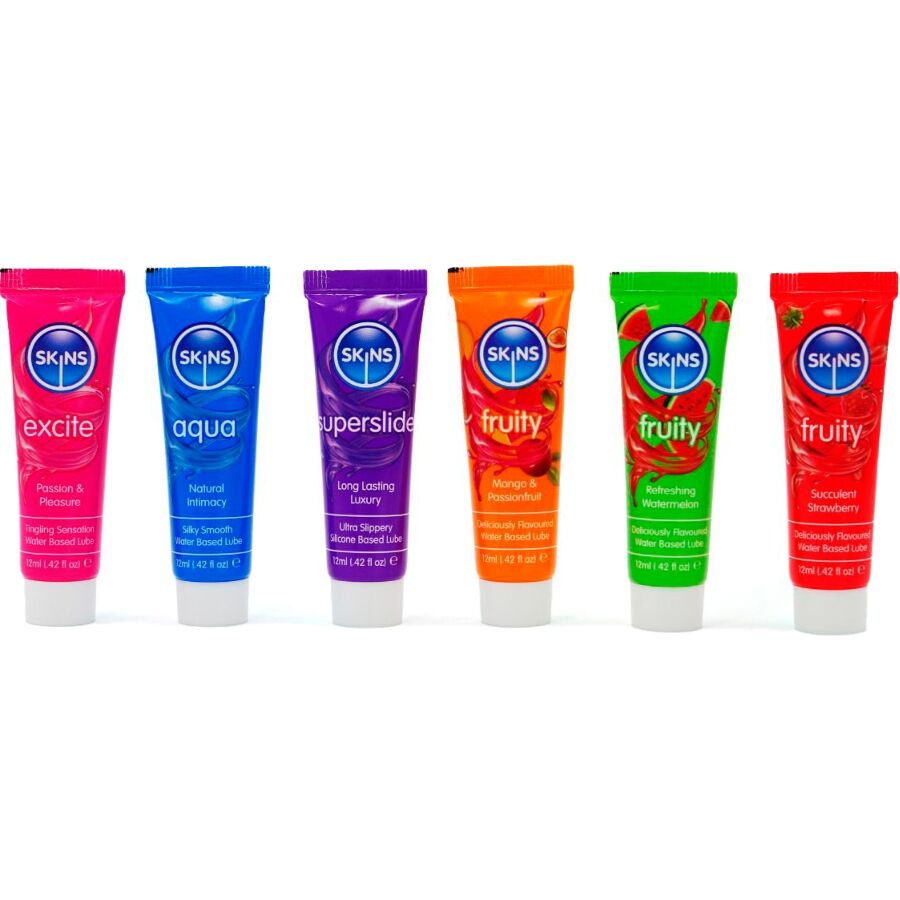 SKINS - VITAL FRUITY LUBES KIT LUBRICANTS 6 x 12 ML - Bild 2