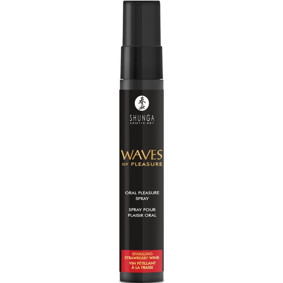 SHUNGA - WAVES PLEASURE SPRAY ORAL SEDUCTIVE STRAWBERRY 20 ML - Bild 2