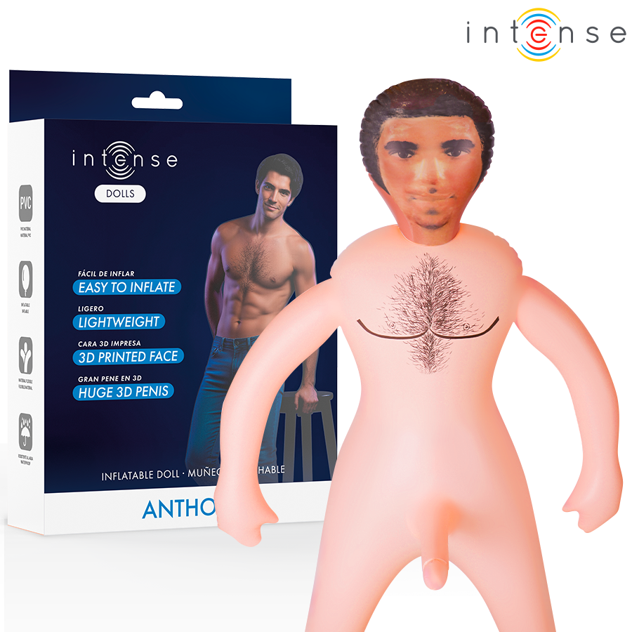 INTENSE DOLLS – ANTHONY INFLATABLE DOLL WITH 3D PENIS